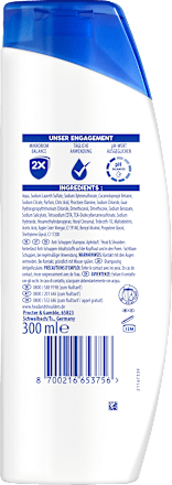 Shampoo Anti-Schuppen Reinigung & Glanz mit Apfelessig head&shoulders