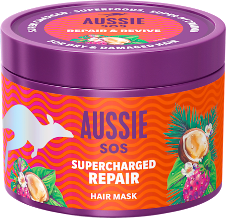 SOS maska na vlasy Supercharged Repair Aussie