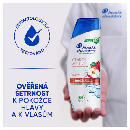 šampon na vlasy Clarify & Shine head&shoulders