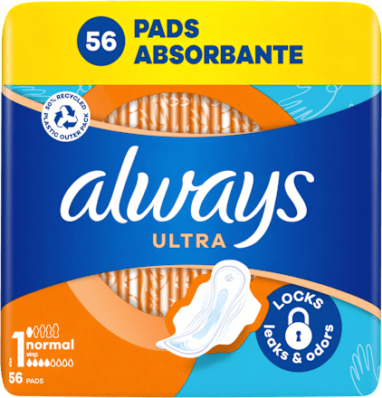 vložky s křidélky Ultra, velikost 1 Normal always