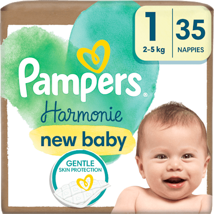 Plienky veľkosť 1 (2 - 5 kg) Pampers Harmonie