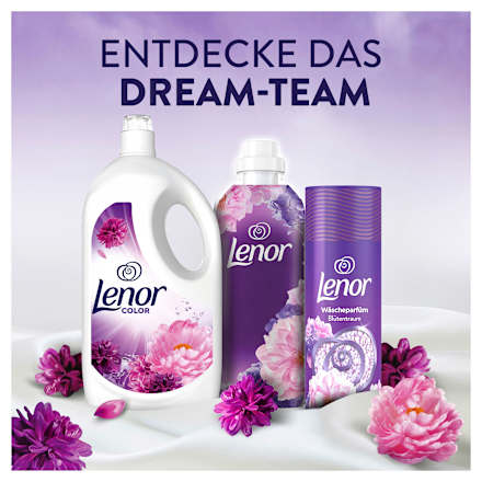 Colorwaschmittel flüssig Amethyst Blütentraum Lenor