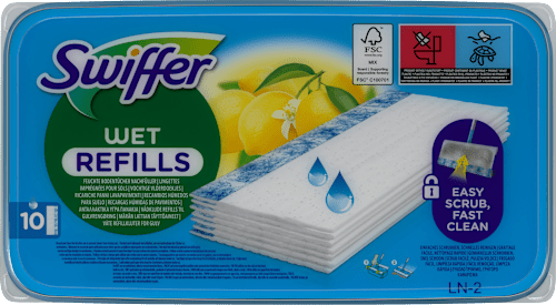 Wet Refills ricariche panni lavapavimenti al limone Swiffer