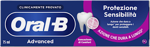 Dentifricio Advanced protezione sensibilità Oral-B