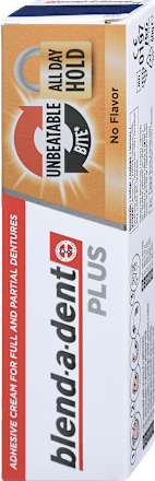 Pričvrstilna krema za celotne in delne zobne proteze Plus blend-a-dent