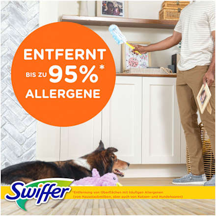 Staubmagnet Starterset (Griff + 3 Tücher)  Swiffer