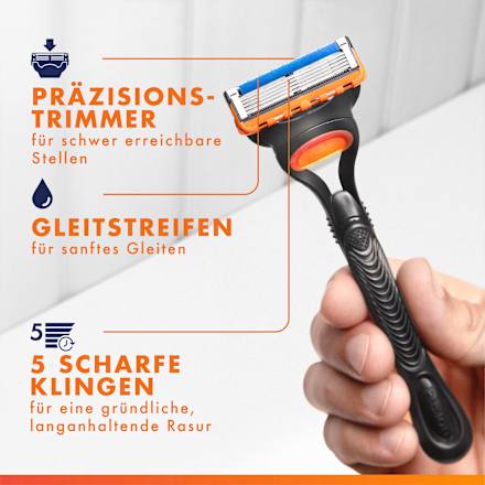 Rasierer, Fusion5 Starterset Gillette