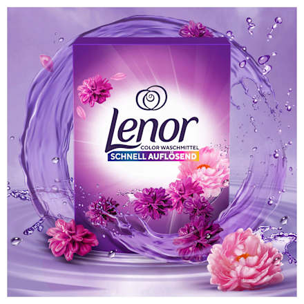 Colorwaschmittel Pulver Blütentraum  Lenor