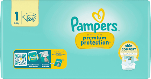 Windeln Premium Protection Gr. 1 Newborn (2-5 kg) Pampers premium protection