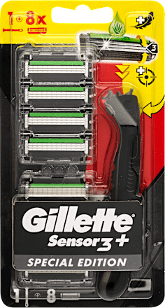 Sensor 3+ borotva 8 db betéttel, Special Edition Gillette
