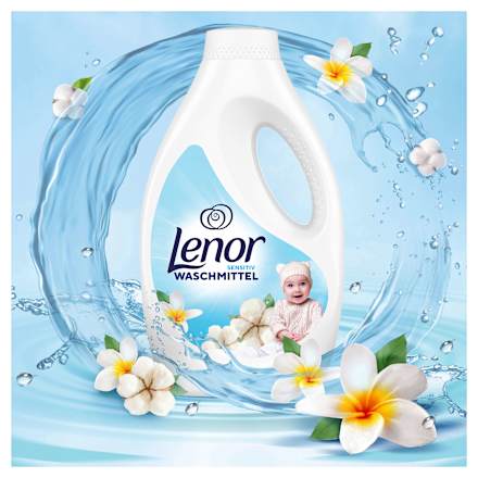 Vollwaschmittel sensitiv flüssig  Lenor
