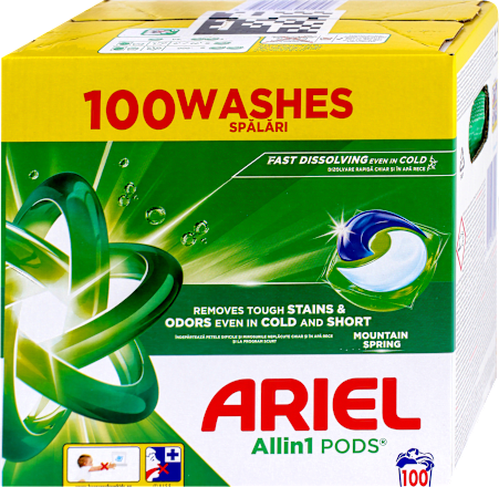 Allin1 kapsule za pranje veša - MOUNTAIN SPRING ARIEL