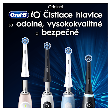 Náhradné čistiace hlavice iO Gentle Care, čierne Oral-B