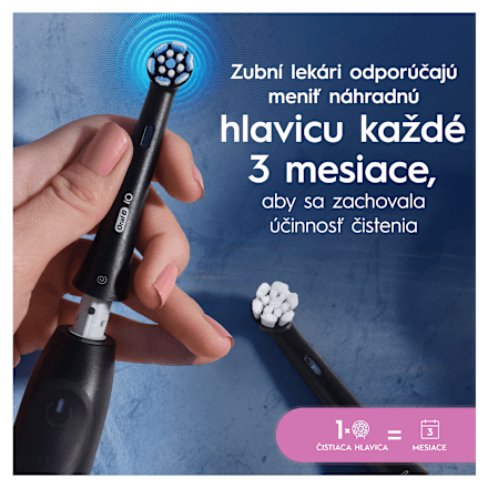 Náhradné čistiace hlavice iO Gentle Care, čierne Oral-B