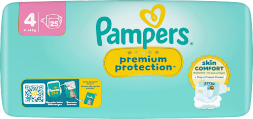 Windeln Premium Protection Gr. 4 Maxi (9-14 kg) Pampers
