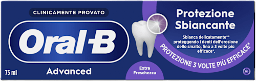 Dentifricio Advanced protezione sbiancante Oral-B