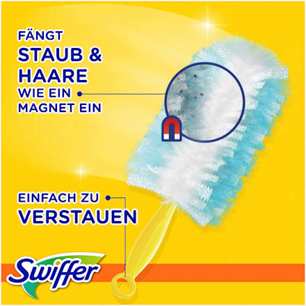 Staubmagnet Starterset (Griff + 3 Tücher)  Swiffer