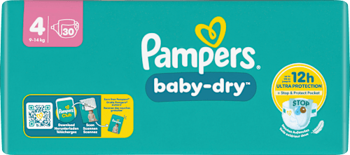 Windeln Baby Dry Gr.4 Maxi (9-14 kg) Pampers
