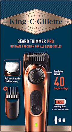 zastřihovač vousů Beard Trimmer PRO King. C. Gillette