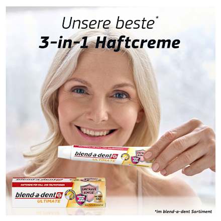 Haftcreme Ultimate geschmacksneutral blend-a-dent