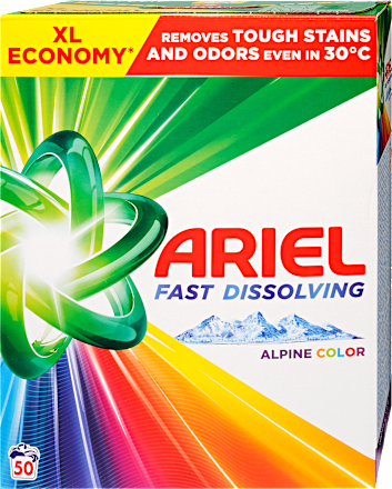 Color praškasti deterdžent za pranje rublja, 50 pranja ARIEL