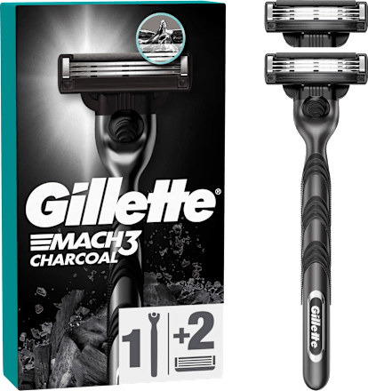MACH3 CHARCOAL brijač + 2 dopune Gillette