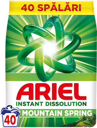 Прах за пране Mountain Spring, 40 пранета ARIEL