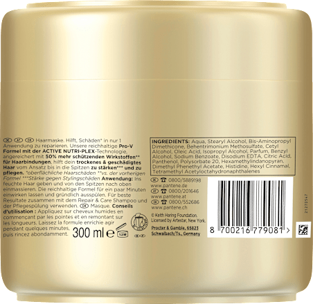 Haarmaske Repair & Care Keratin protect PANTENE PRO-V