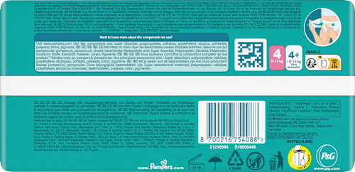 Windeln Baby Dry Gr. 4 Maxi (9-14 kg) Pampers baby-dry