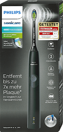 Schallzahnbürste sonicare Protective Clean 4300 Schwarz Philips