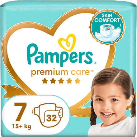Plenice velikost 7 (15+ kg) Pampers Premium Care