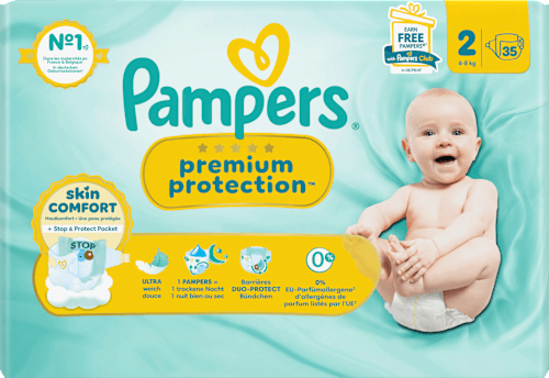 Windeln Premium Protection Gr.2 Mini (4-8 kg) Pampers