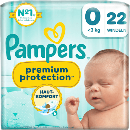 Windeln Premium Protection Gr. 0 Micro (bis 3 kg) Pampers