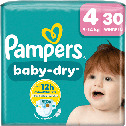 Windeln Baby Dry Gr. 4 Maxi (9-14 kg) Pampers baby-dry