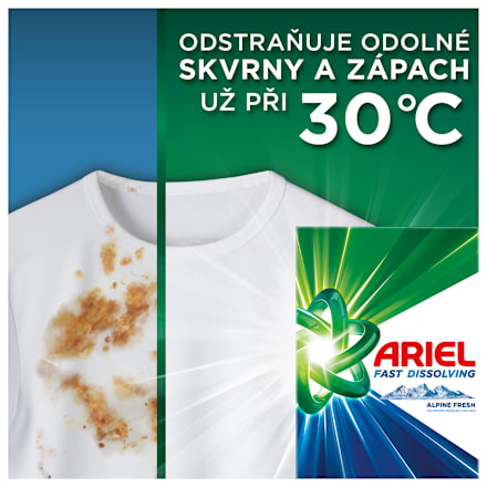 prací prášek Alpine Fresh Ariel