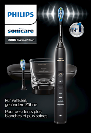 Elektrische Zahnbürste Diamond Clean 9000 schwarz Philips Sonicare