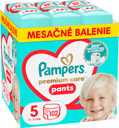 Plienkové nohavičky veľ. 5 (11 - 17 kg) Pampers Premium Care