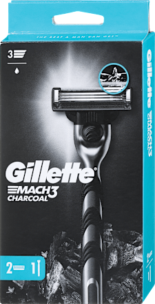 MACH3 CHARCOAL brijač + 2 dopune Gillette