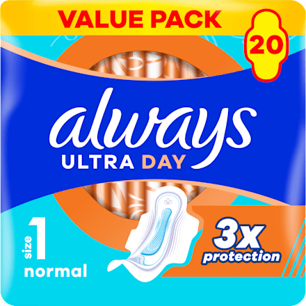Превръзки Ultra Day с крилца, размер 1 always