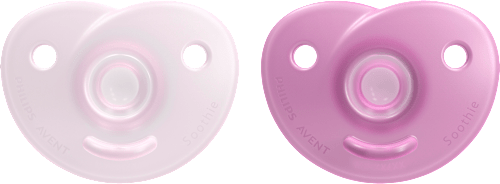 Schnuller Soothie Silikon, rosa/pink, 0-6 Monate PHILIPS AVENT