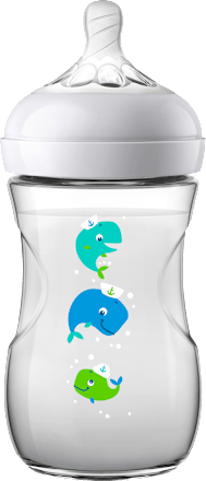 Babyflasche Natural, weiß, ab 1 Monat, 260 ml PHILIPS AVENT