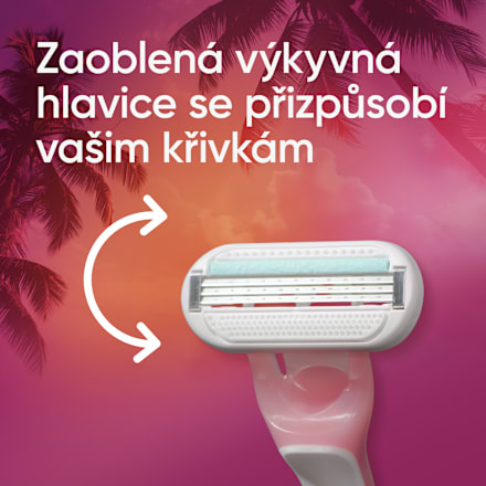 jednorázová holítka Smooth Miami Gillette Venus