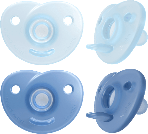 Schnuller Soothie Silikon, blau, 0-6 Monate PHILIPS AVENT