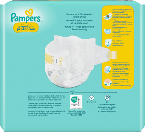 Windeln Premium Protection Gr. 0 Micro (bis 3 kg) Pampers premium protection