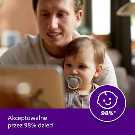Smoczek Ultra Air 18m+, neutral  PHILIPS AVENT