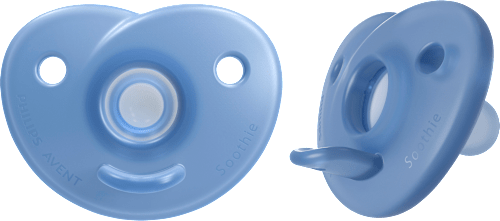 Schnuller Soothie Silikon, blau, 0-6 Monate PHILIPS AVENT