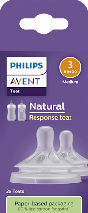 Trinksauger Natural Response Silikon, Durchflussrate 3 PHILIPS AVENT
