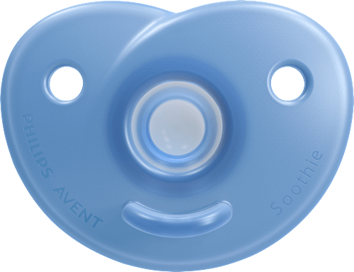 Schnuller Soothie Silikon, blau, 0-6 Monate PHILIPS AVENT