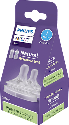 Trinksauger Natural Response Silikon, Durchflussrate 1 PHILIPS AVENT