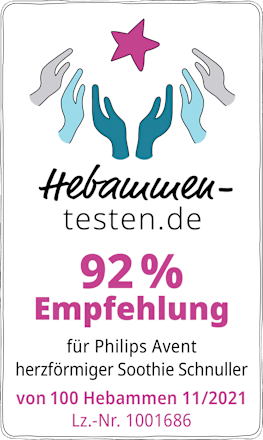 Schnuller Soothie Silikon, blau, 0-6 Monate PHILIPS AVENT